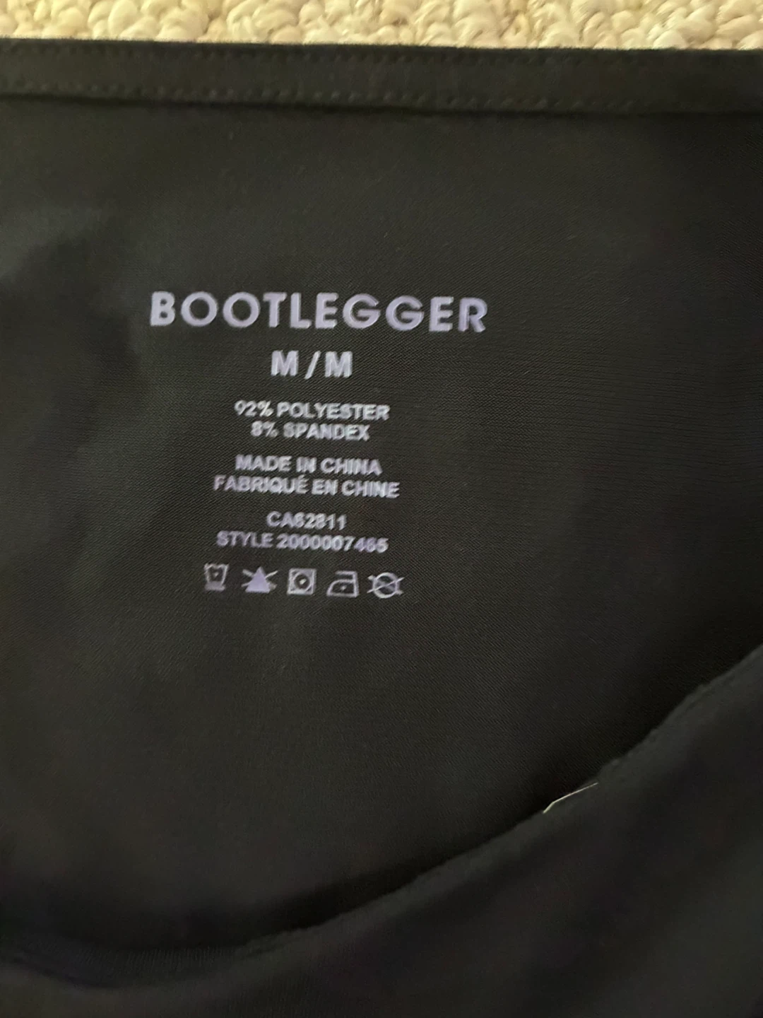 Bootlegger Black Long Sleeve Bodysuit - photo 3