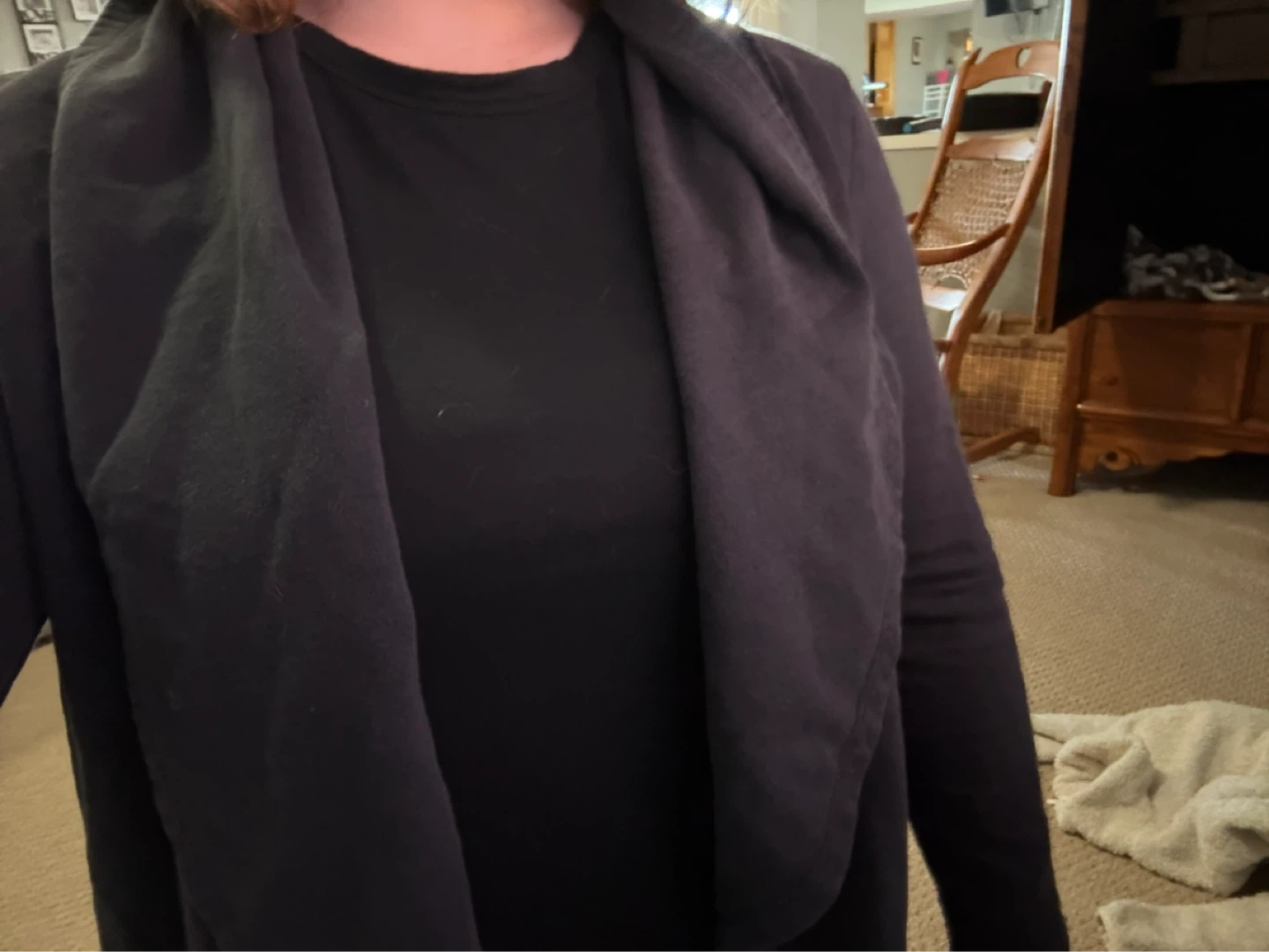 Mono B Black Cardigan Sweater - photo 3