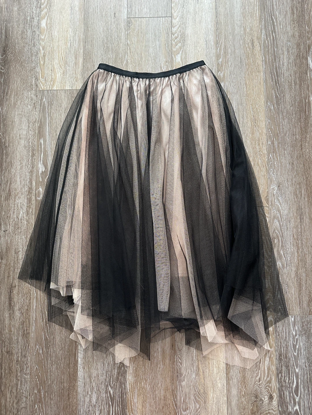 Black and Pink Tulle Skirt S/M