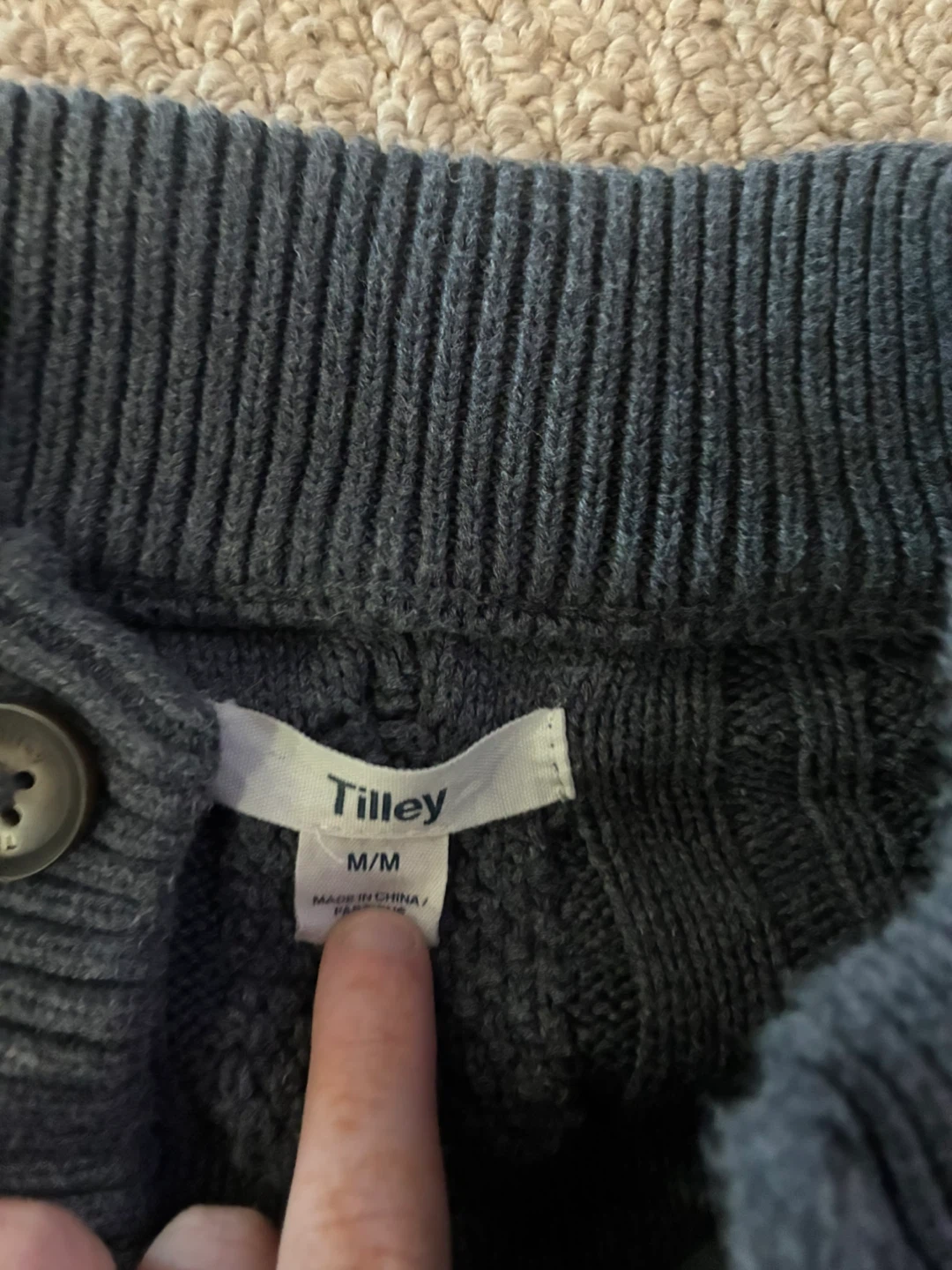 Tilley Men's Cable Knit Sweater M/M - photo 3