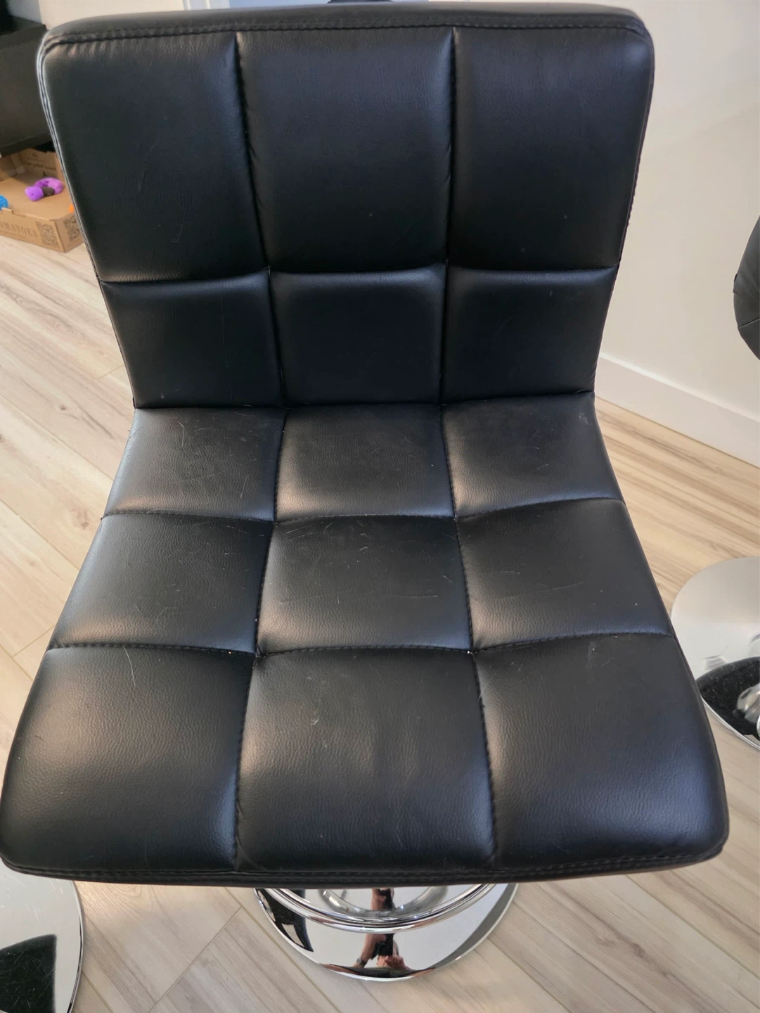 Leather island chairs - photo 3