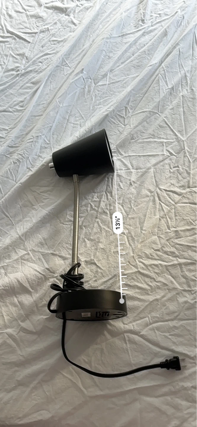 Black Gooseneck Desk Lamp - photo 2