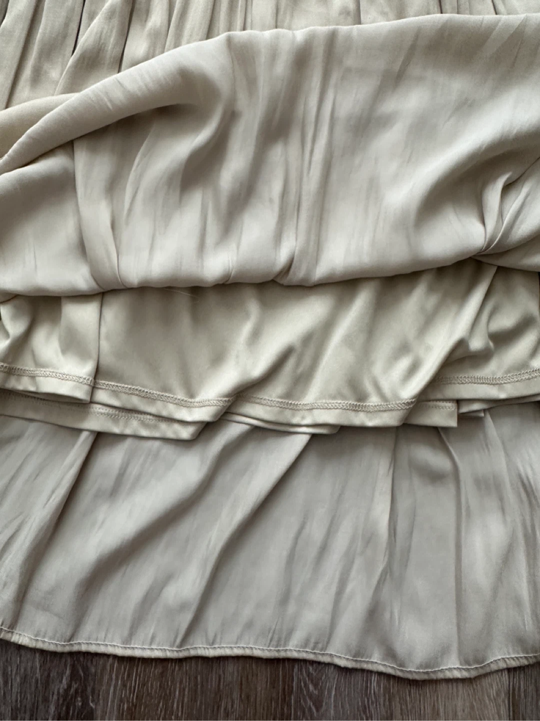 Uniqlo Beige/Tan Pleated Midi Skirt S - photo 5