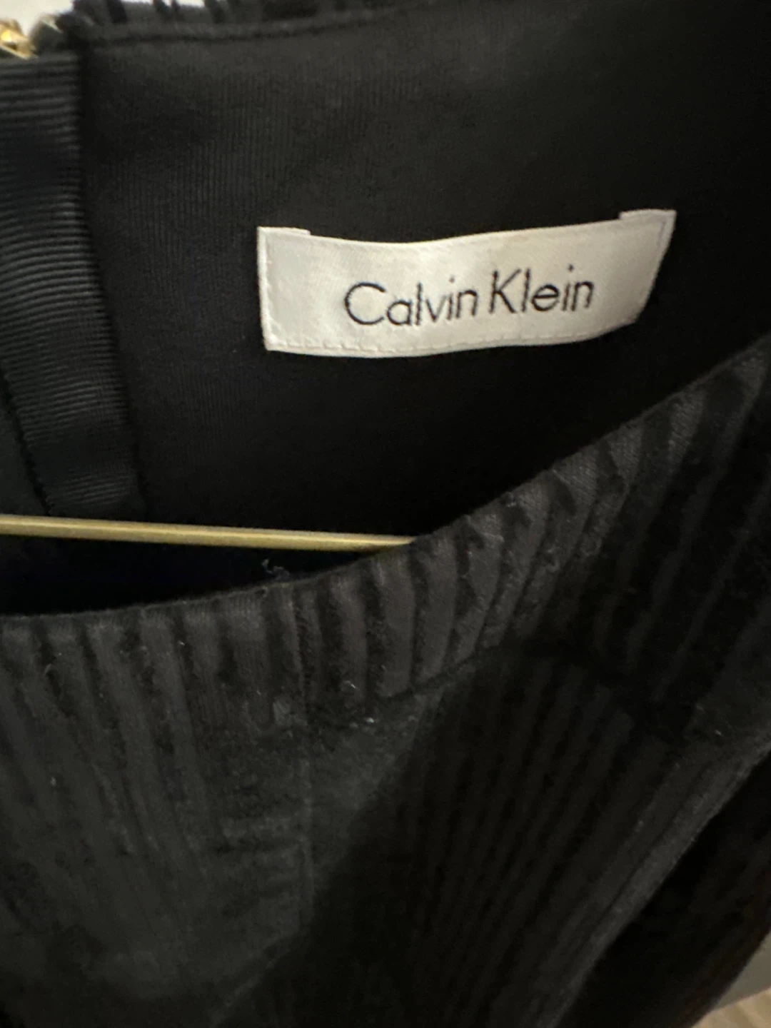 Calvin Klein Black Textured Sleeveless Dress - photo 2