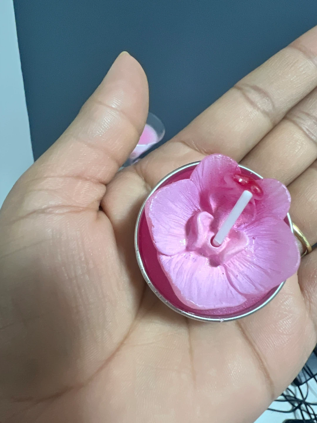Pink Orchid Tea Light Candles - photo 3