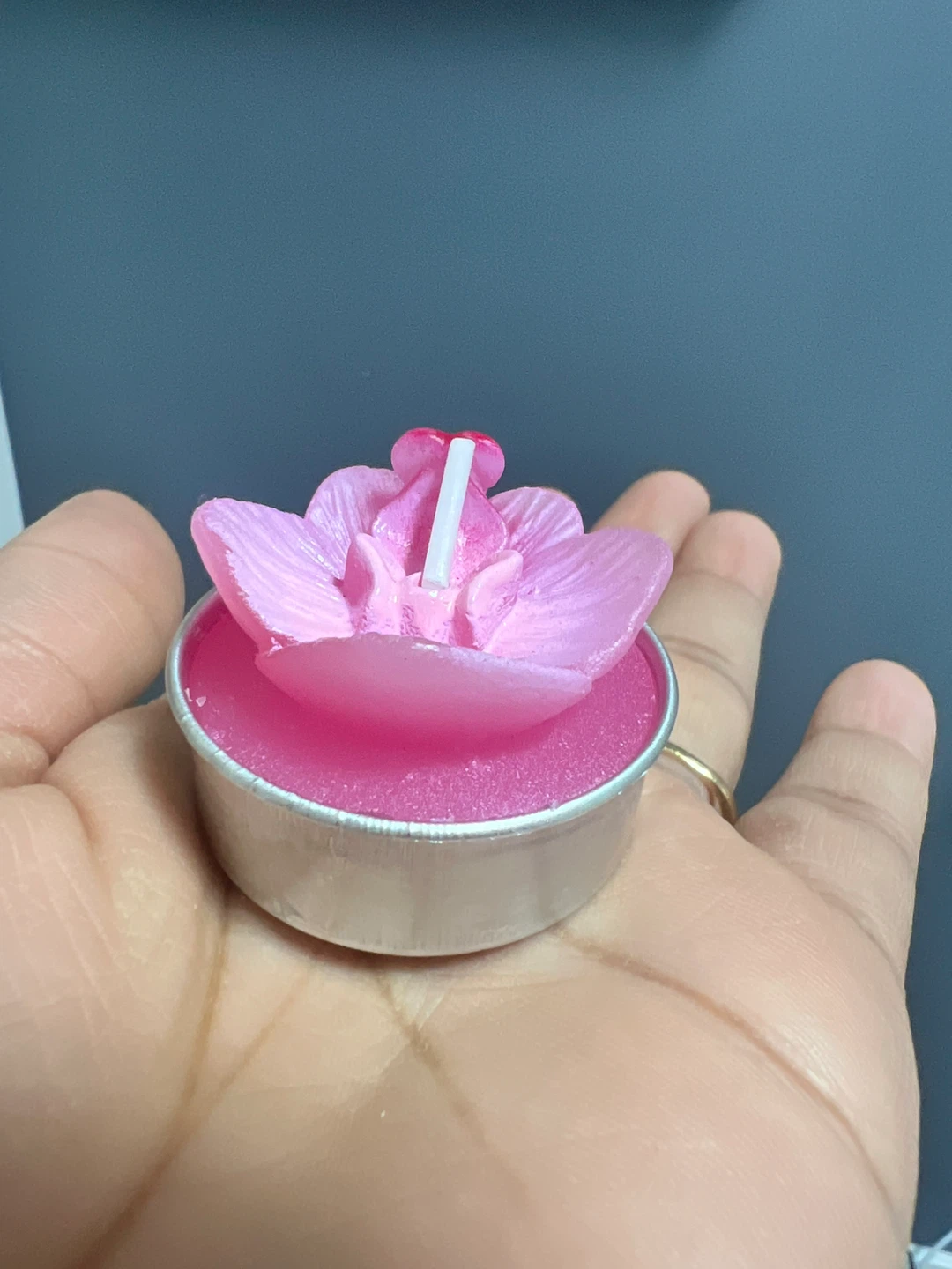 Pink Orchid Tea Light Candles - photo 2