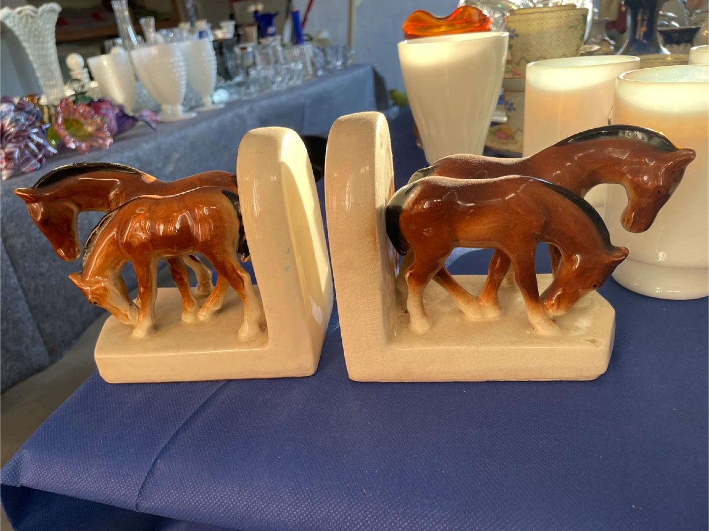 Horse Bookends Set