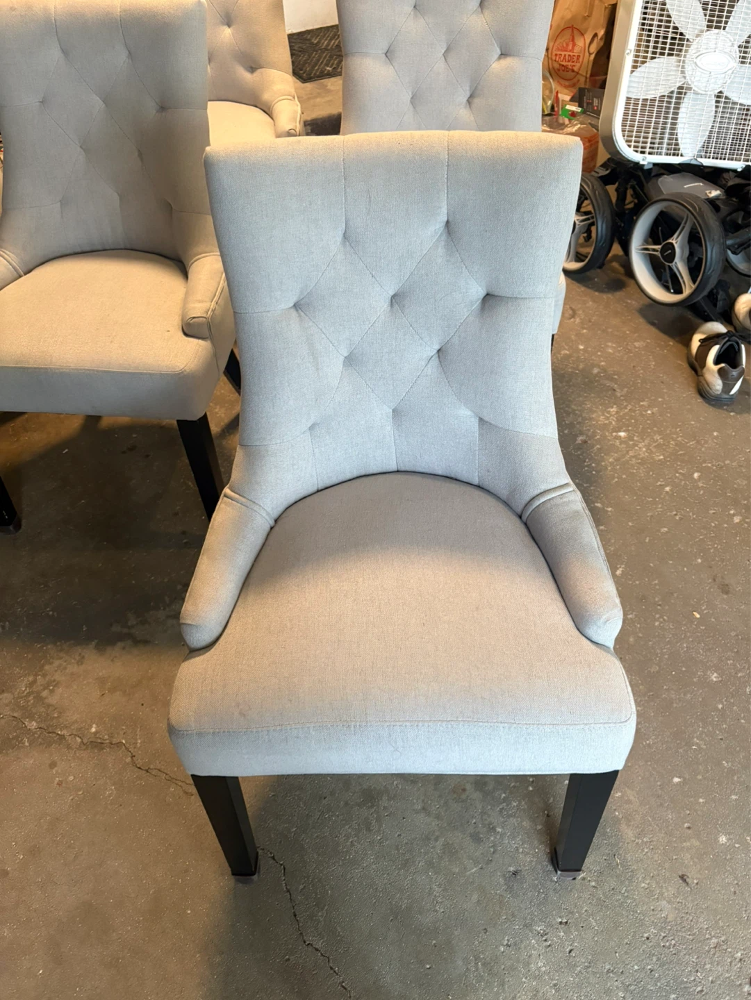 Set of 6 Upholstered Dining Chairs - photo 4