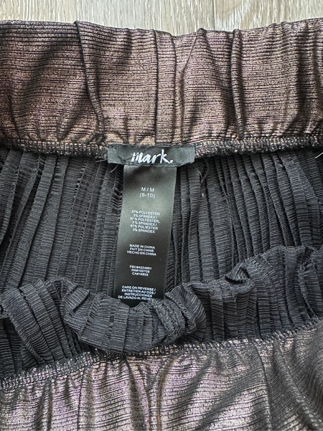 Mark. Women's M/M Pleated Metallic Pants - photo 5