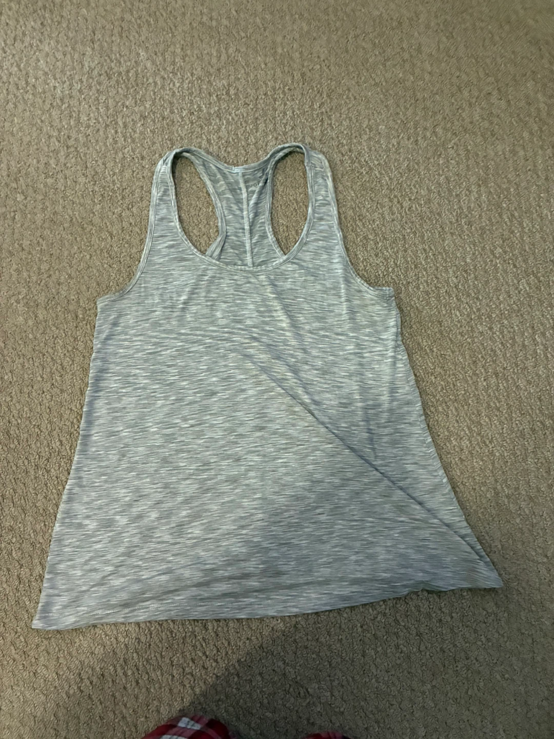 Joe Fresh Heather Grey Racerback Tank Top - M