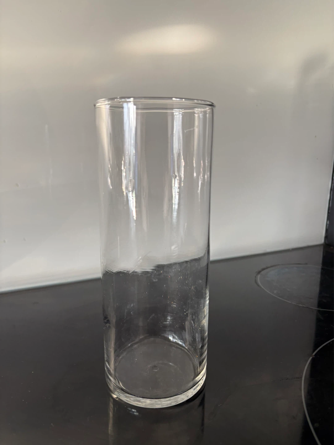 Clear Glass Cylinder Vase