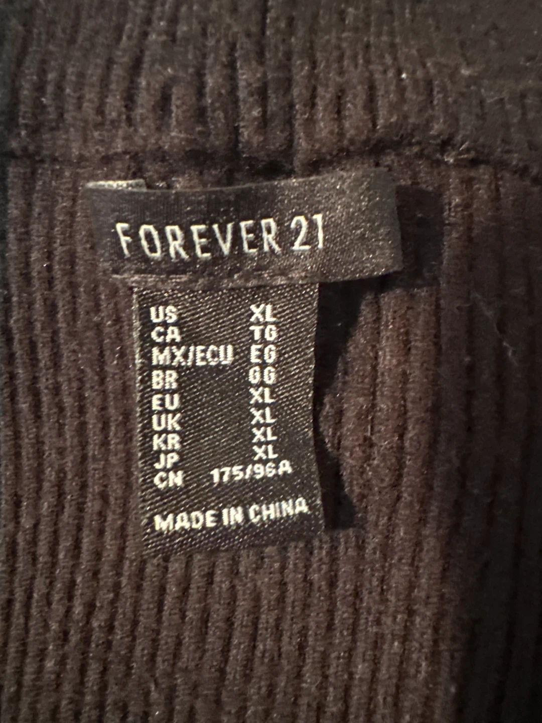 Forever 21 Black Ribbed Turtleneck Sweater XL - photo 2