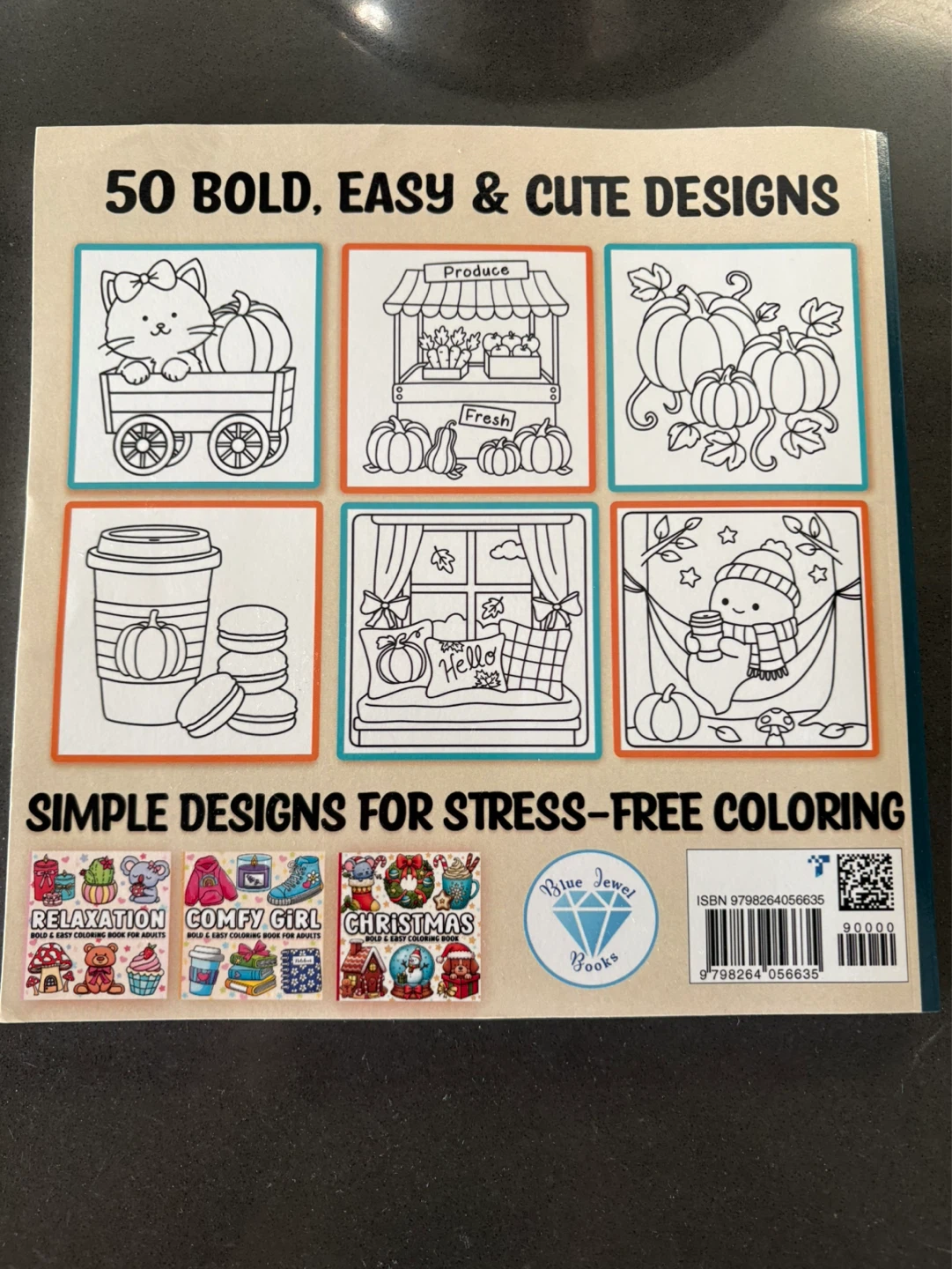 Cozy Season Bold & Easy Coloring Book - photo 2