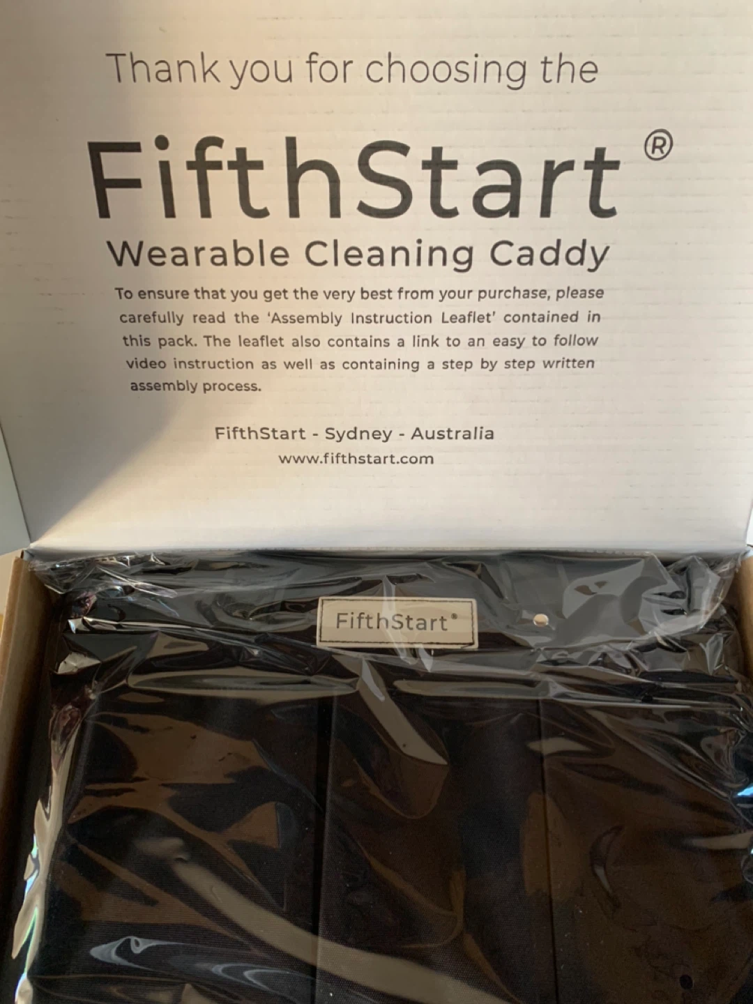 FifthStart Wearable Cleaning Caddy - Black, X-Large - photo 4