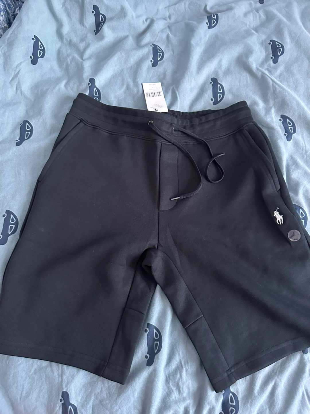 Polo Ralph Lauren Black Custom Slim Fit Shorts - Size M