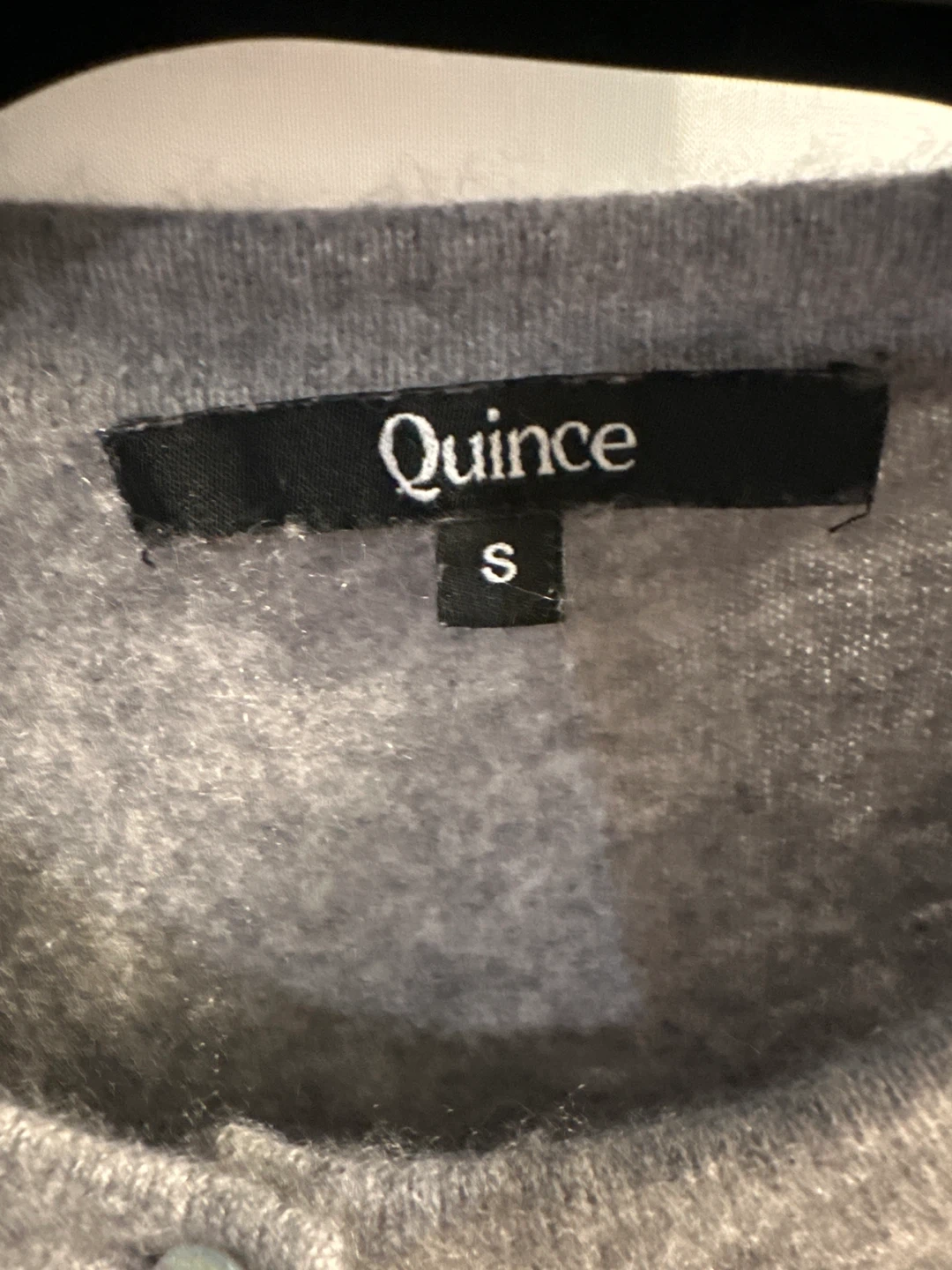Quince Gray 100% Cashmere Cardigan - Size S - photo 2
