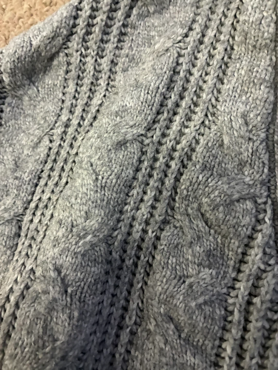 Ardene Grey Cable Knit Cardigan - M/M - photo 3