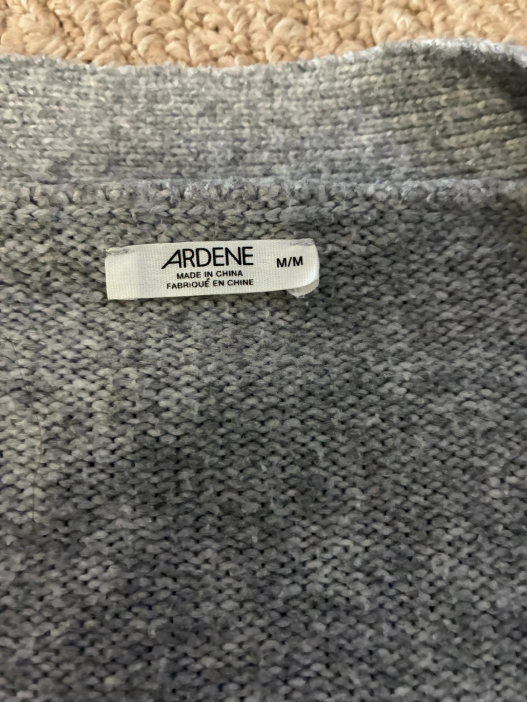 Ardene Grey Cable Knit Cardigan - M/M - photo 4