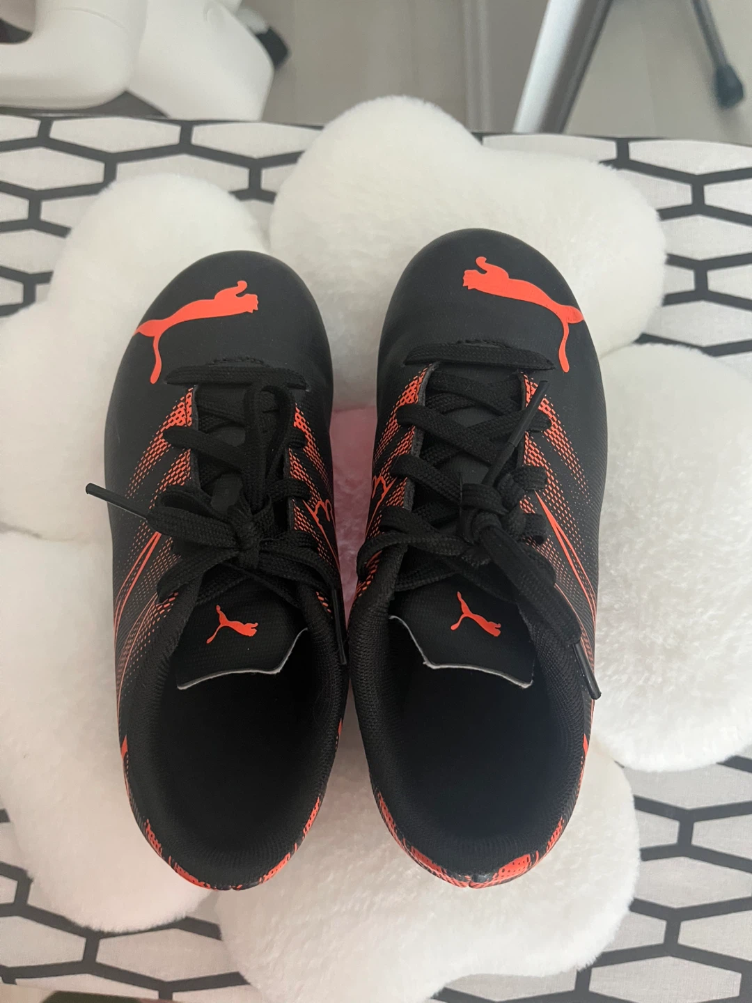 Puma Soccer Cleats - Black & Orange