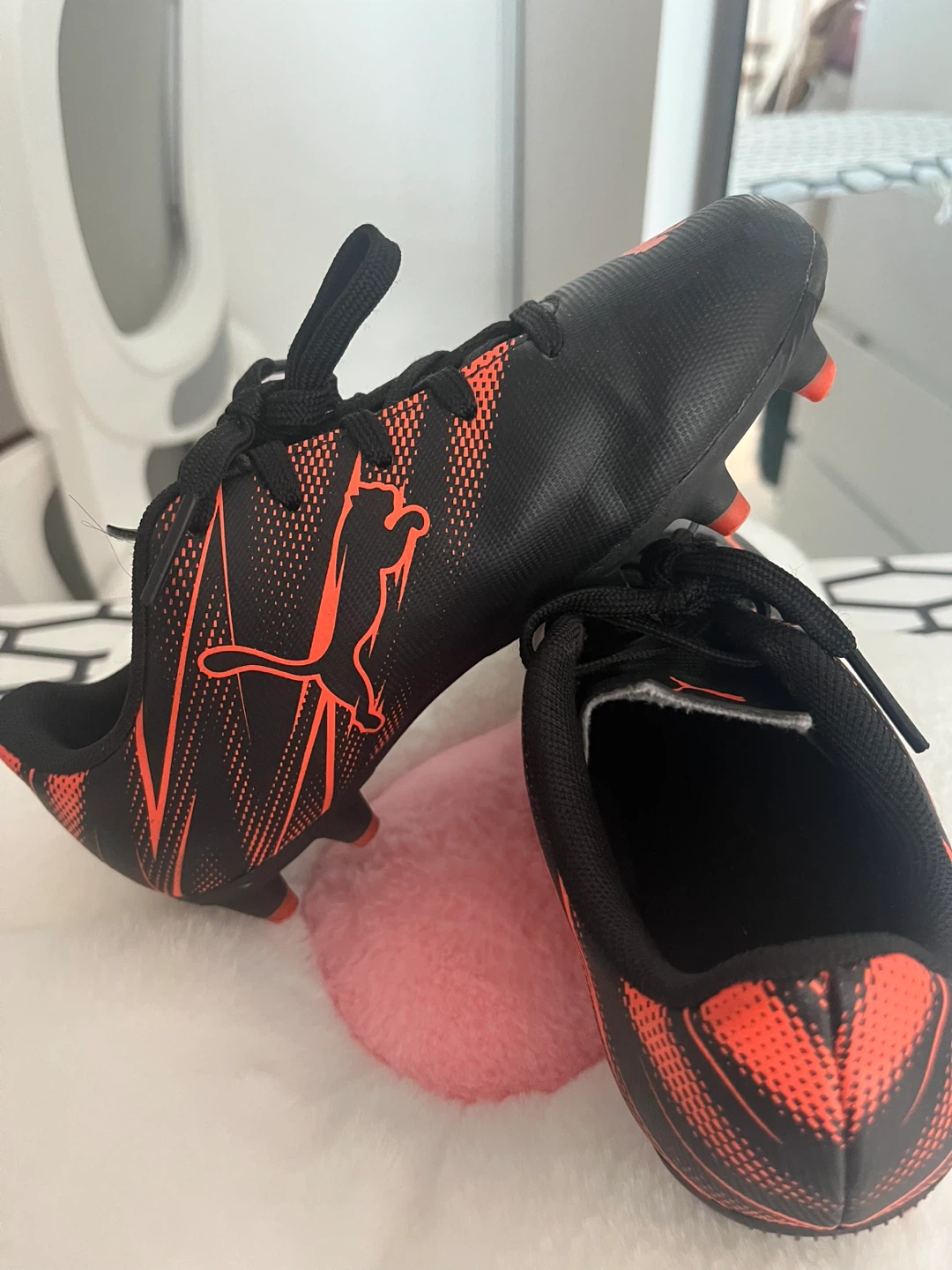Puma Soccer Cleats - Black & Orange - photo 2