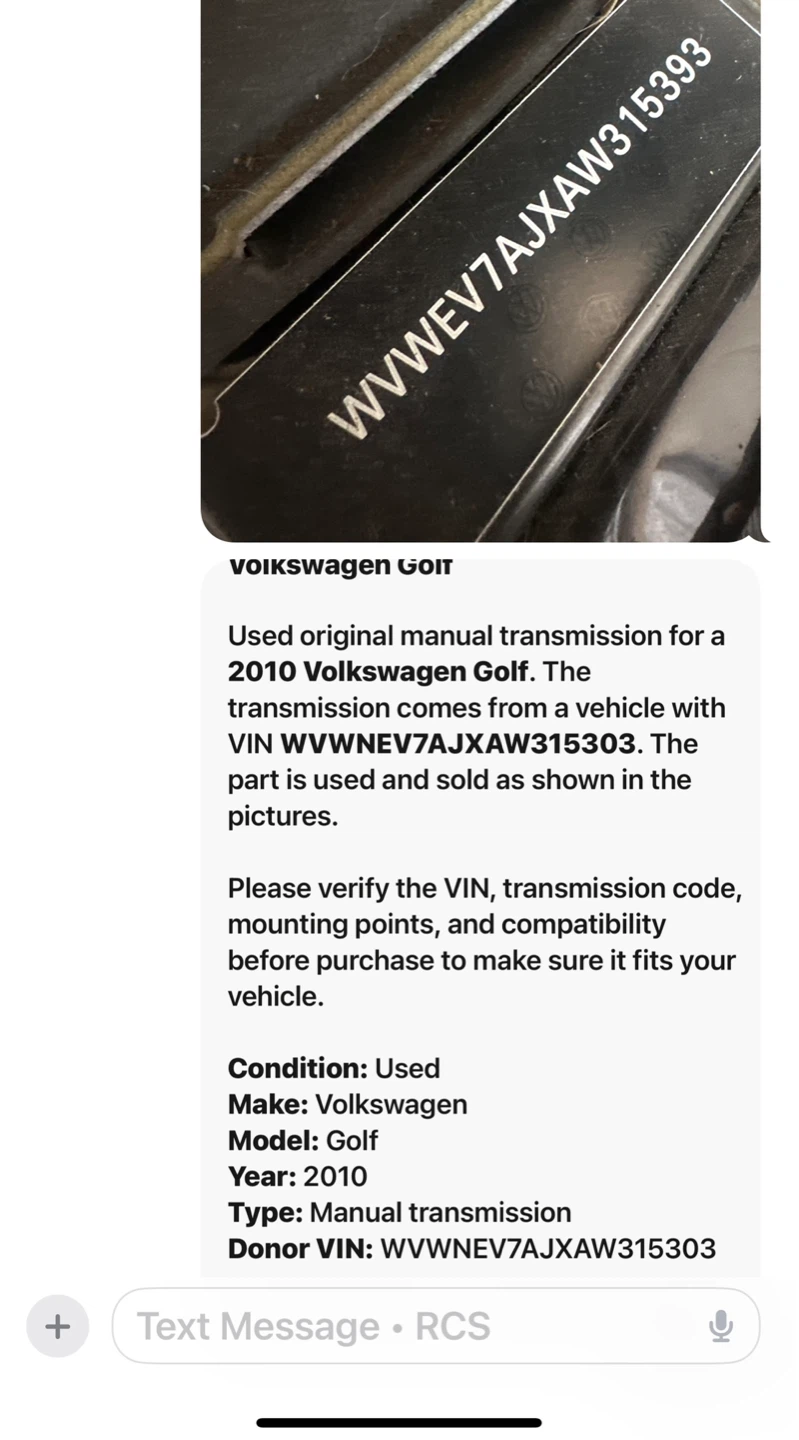 2010 Volkswagen Golf Manual Transmission - photo 4
