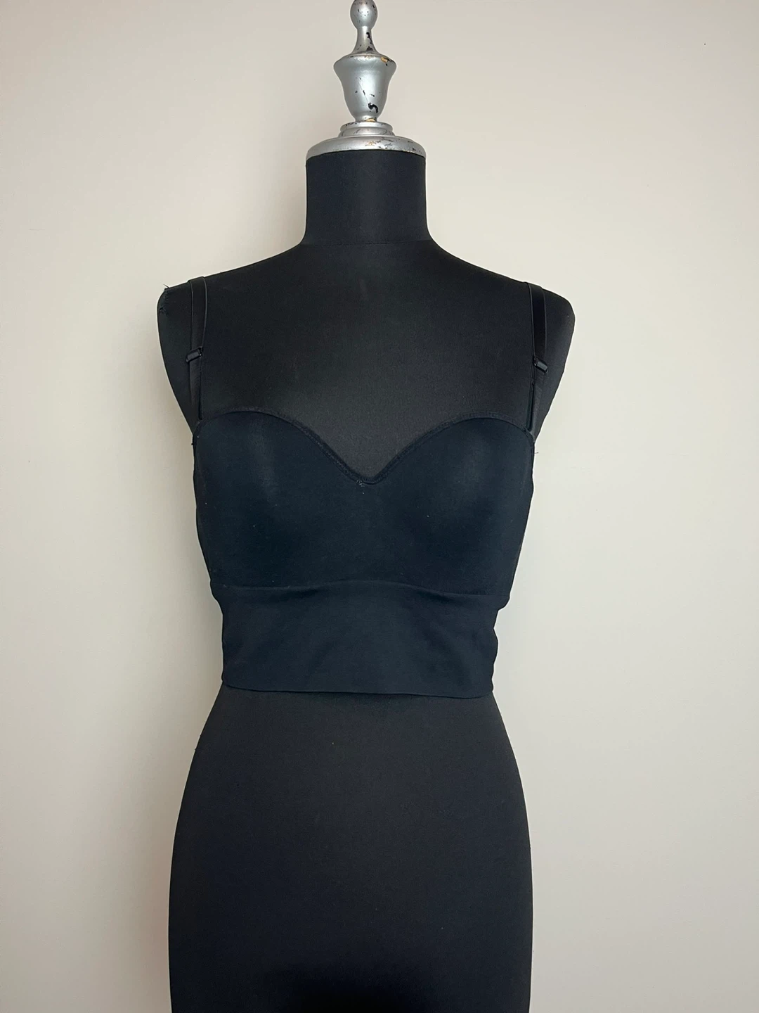 Black Bandeau Bra Top