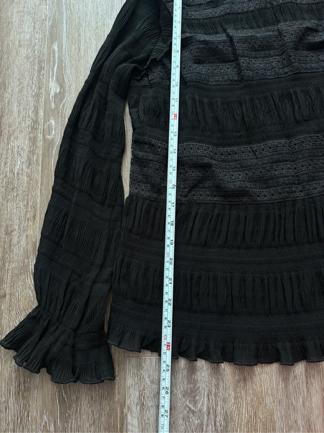 Velvet by Graham & Spencer Black Textured Blouse - photo 5