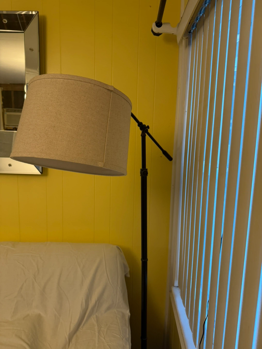 Arc Floor Lamp with Drum Shade