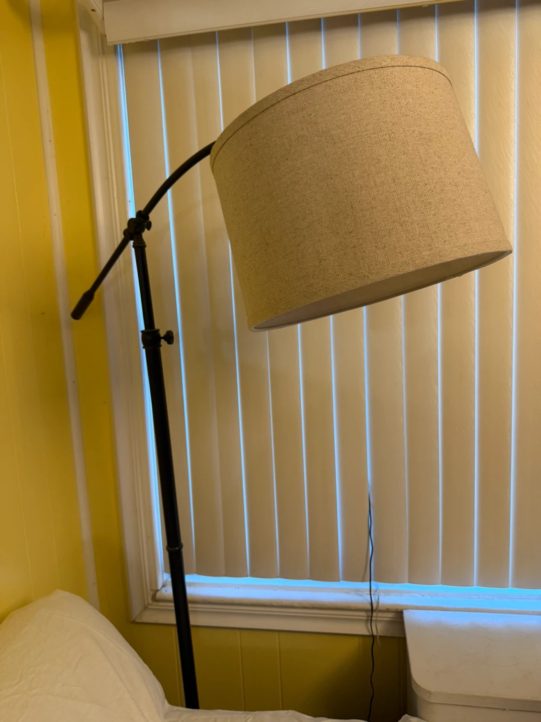 Arc Floor Lamp with Drum Shade - photo 2