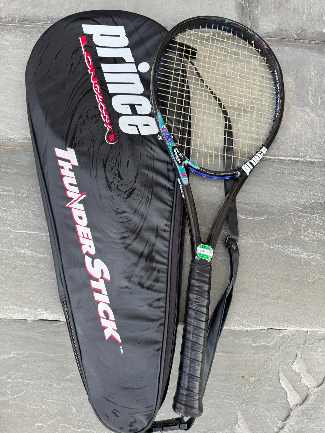 Prince Thunder Stick Midplus Tennis Racquet with Cover