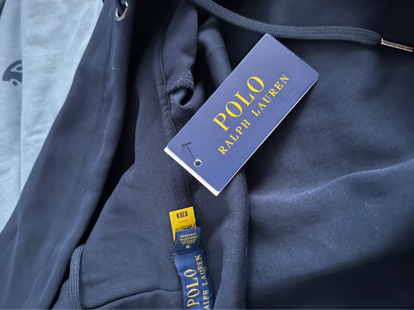 Navy Polo Ralph Lauren Zip-Up Hoodie - photo 3