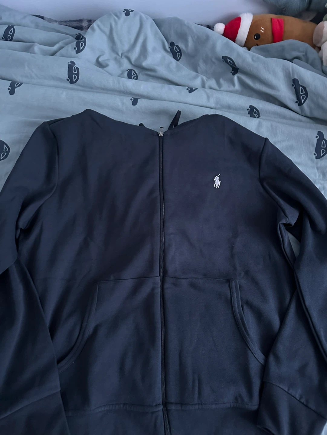 Navy Polo Ralph Lauren Zip-Up Hoodie