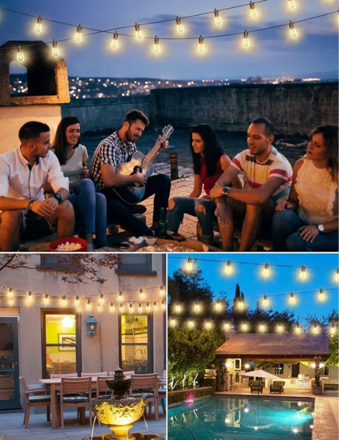 60FT Shatterproof Outdoor String Lights - photo 3
