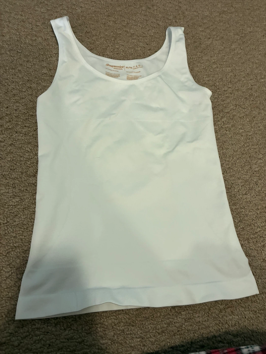 Shapermint Essentials Tank Top White XL/TG