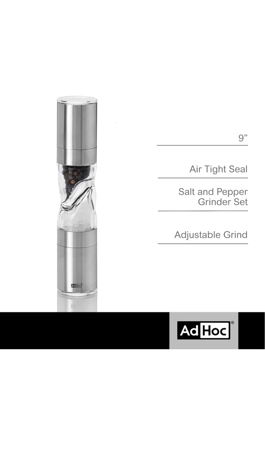 Ad Hoc Salt and Pepper Grinder Set