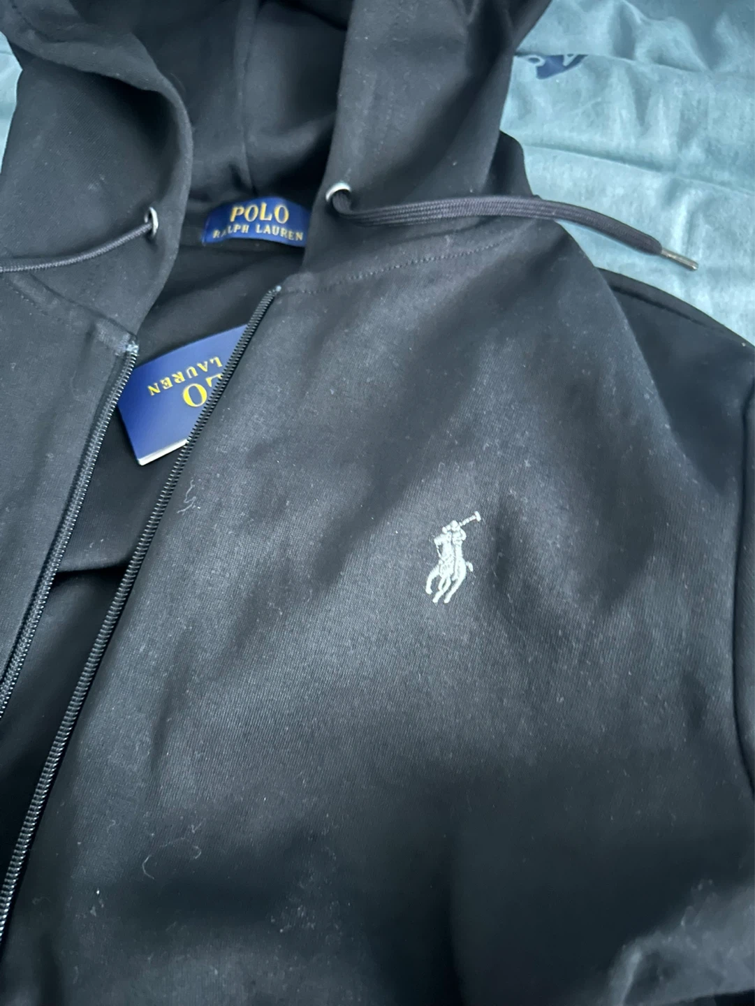 Polo Ralph Lauren Black Zip-Up Hoodie - photo 2