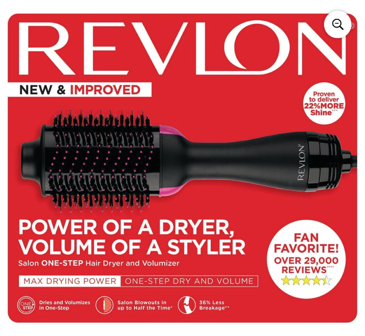 Revlon One-Step Hair Dryer and Volumizer - photo 2