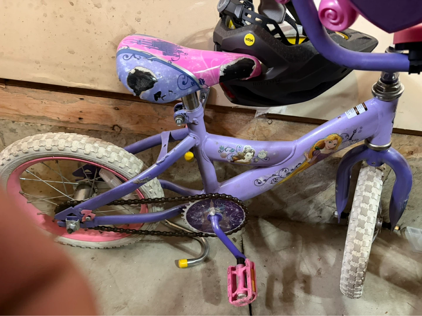 Kids Purple Princess Bike