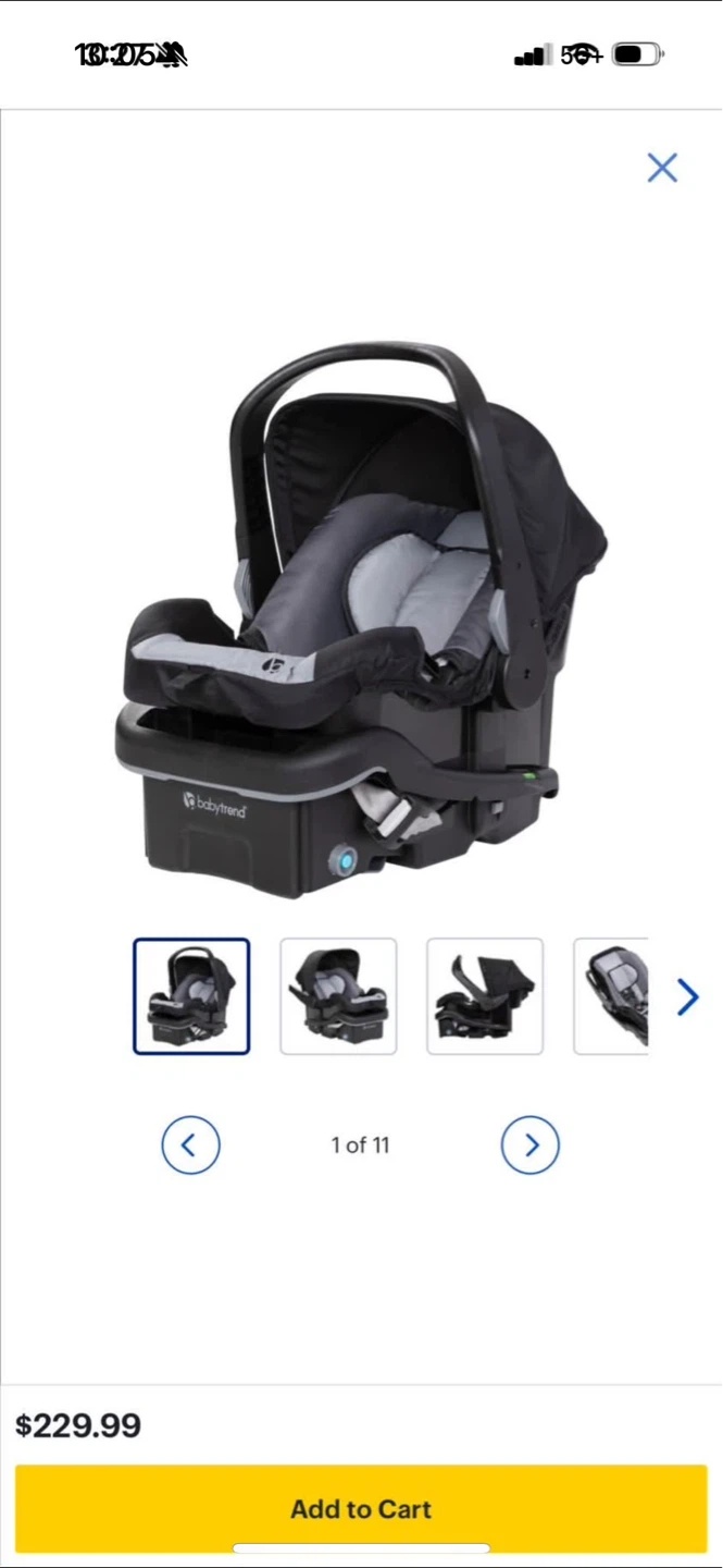 Baby Trend Snap-N-Go Infant Car Seat Carrier Stroller - photo 2