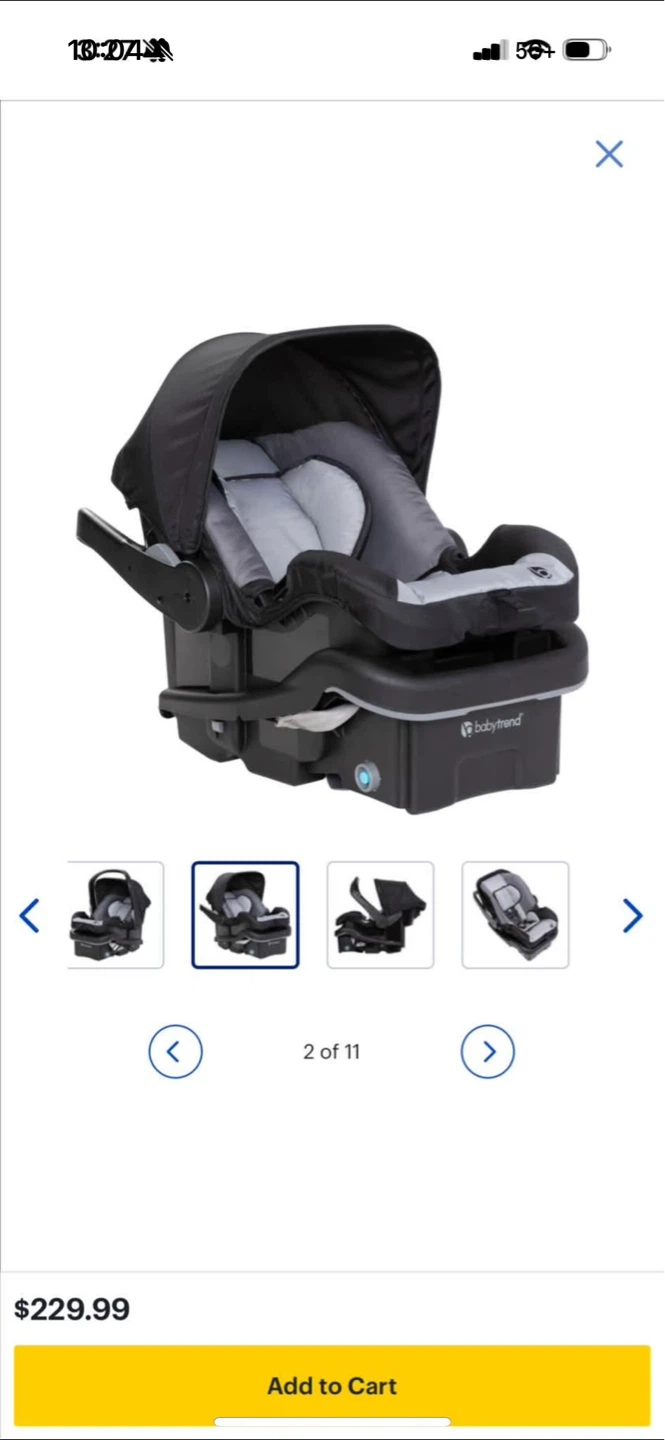 Baby Trend Snap-N-Go Infant Car Seat Carrier Stroller - photo 3