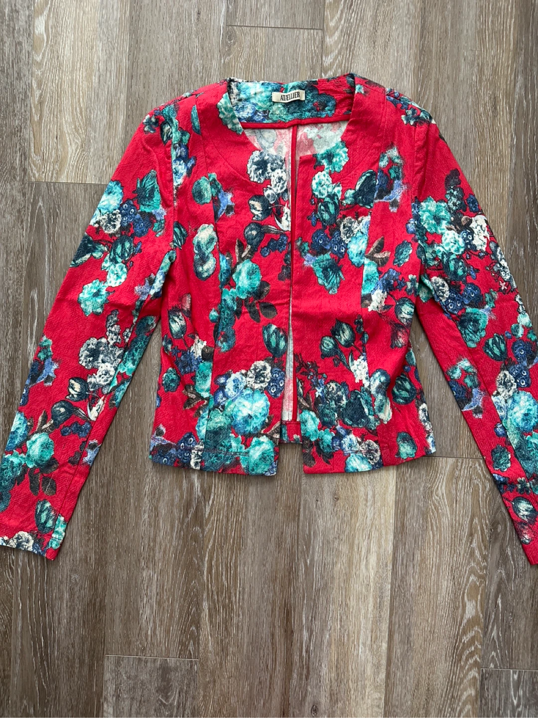 ATAELLIER Floral Blazer Jacket XS