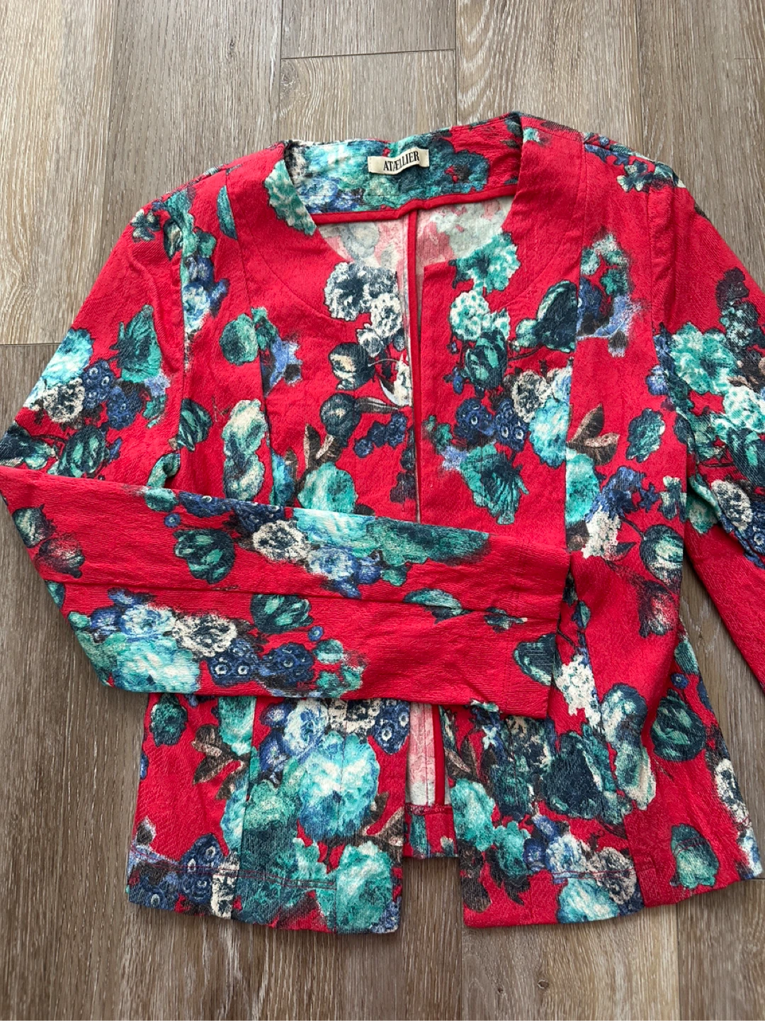 ATAELLIER Floral Blazer Jacket XS - photo 2