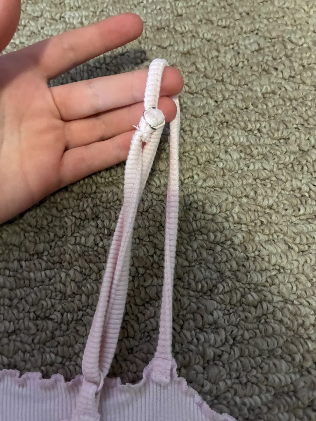 Garage Pink Ribbed Tank Top - photo 3