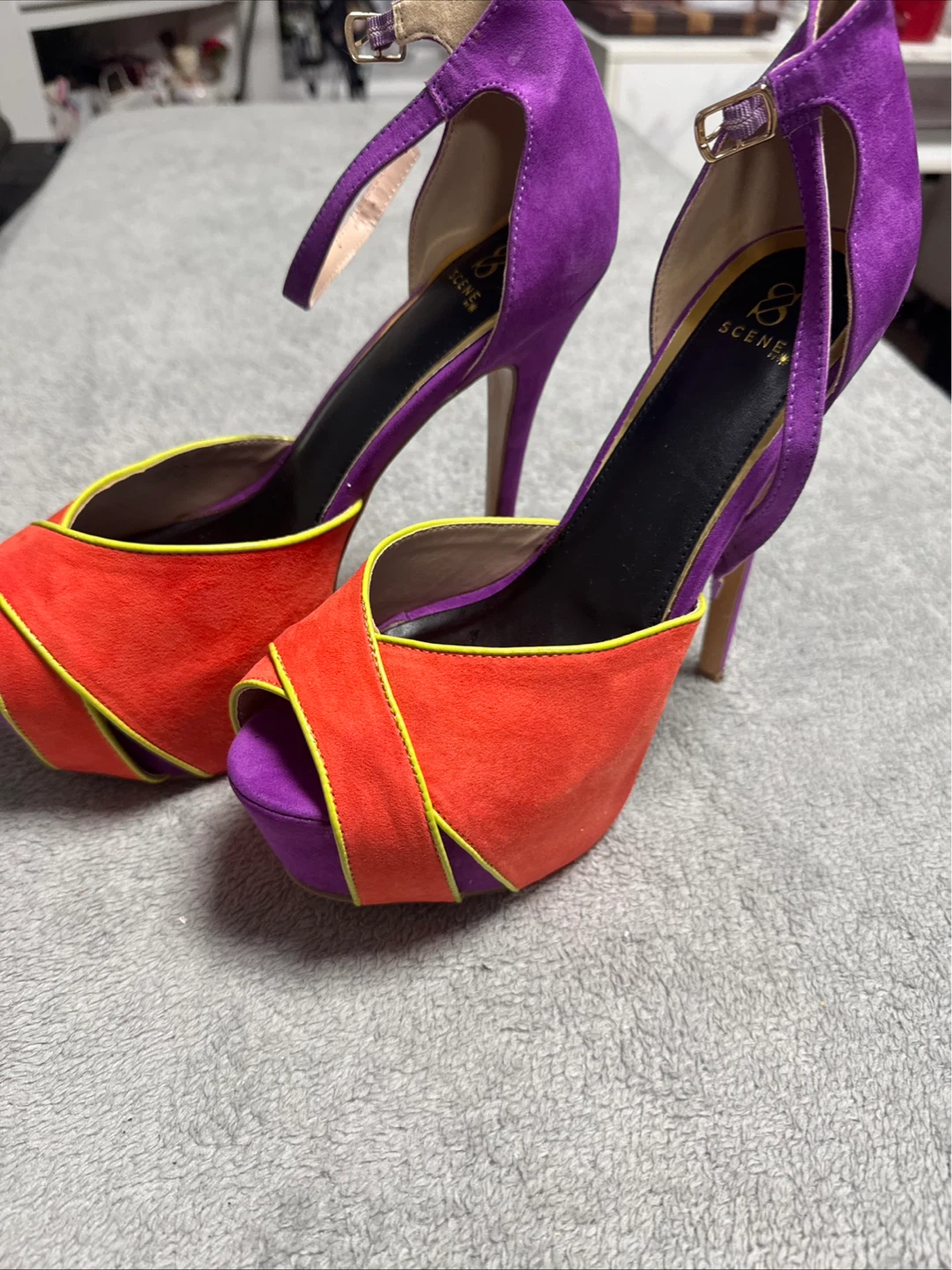 SCENE Colorblock High Heel Sandals #10 - photo 4