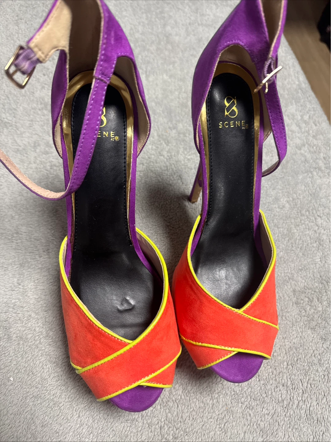 SCENE Colorblock High Heel Sandals #10 - photo 2