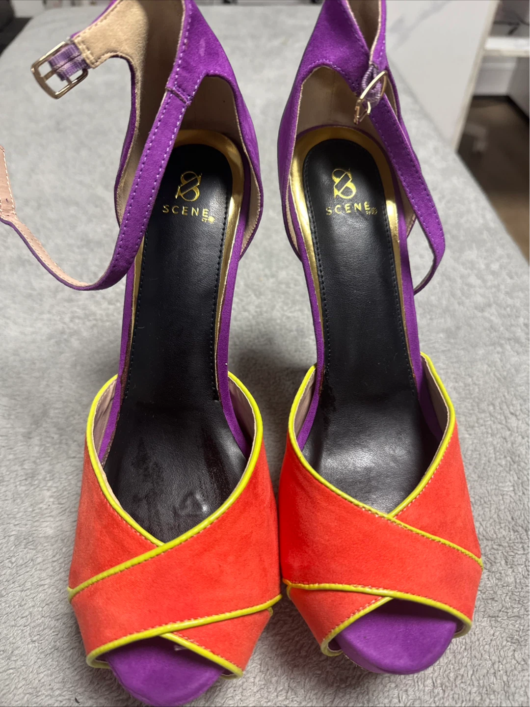 SCENE Colorblock High Heel Sandals #10 - photo 5
