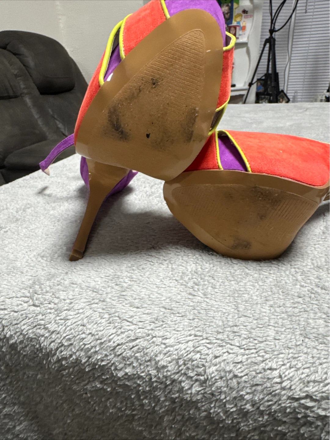 SCENE Colorblock High Heel Sandals #10