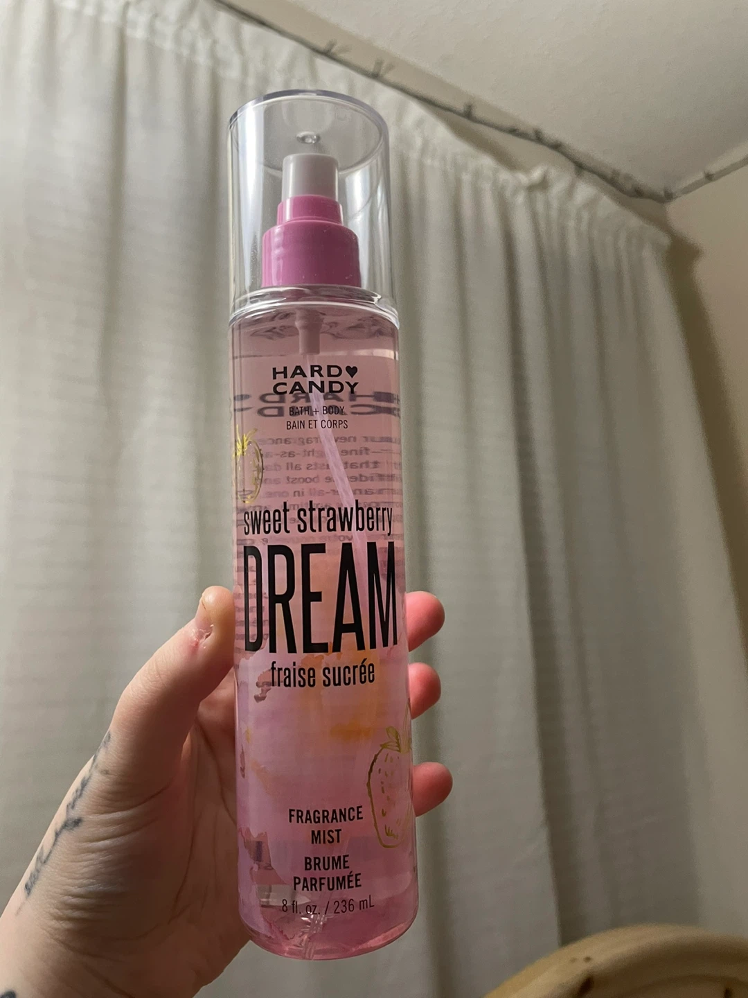 Hard Candy Sweet Strawberry Dream Fragrance Mist - 8 oz
