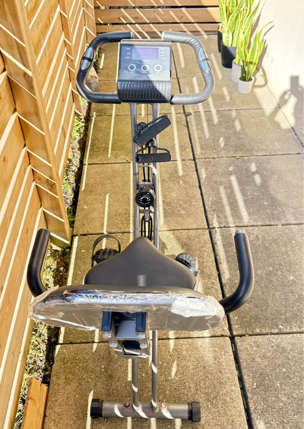 Foldable Exercise Bike with Digital Display - photo 2