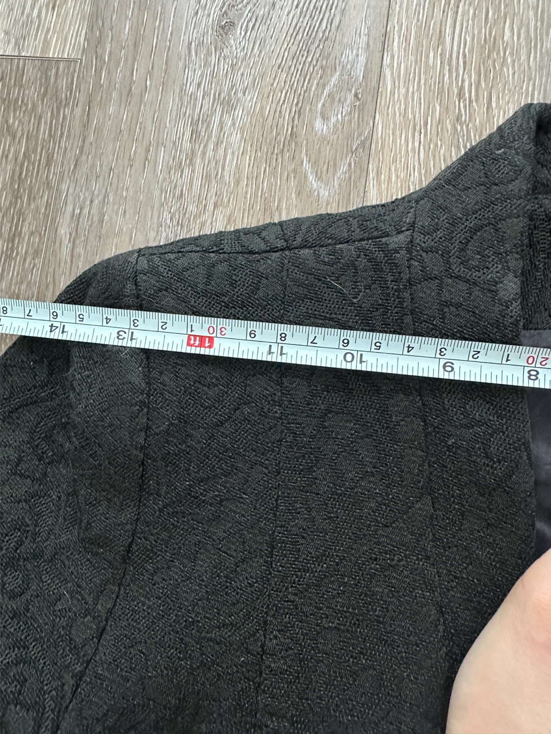 ATAELLIER Black Textured Blazer XS - photo 3